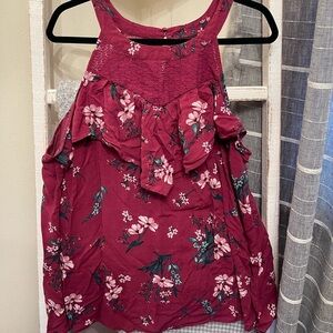 TORRID Floral Lace Tank Top